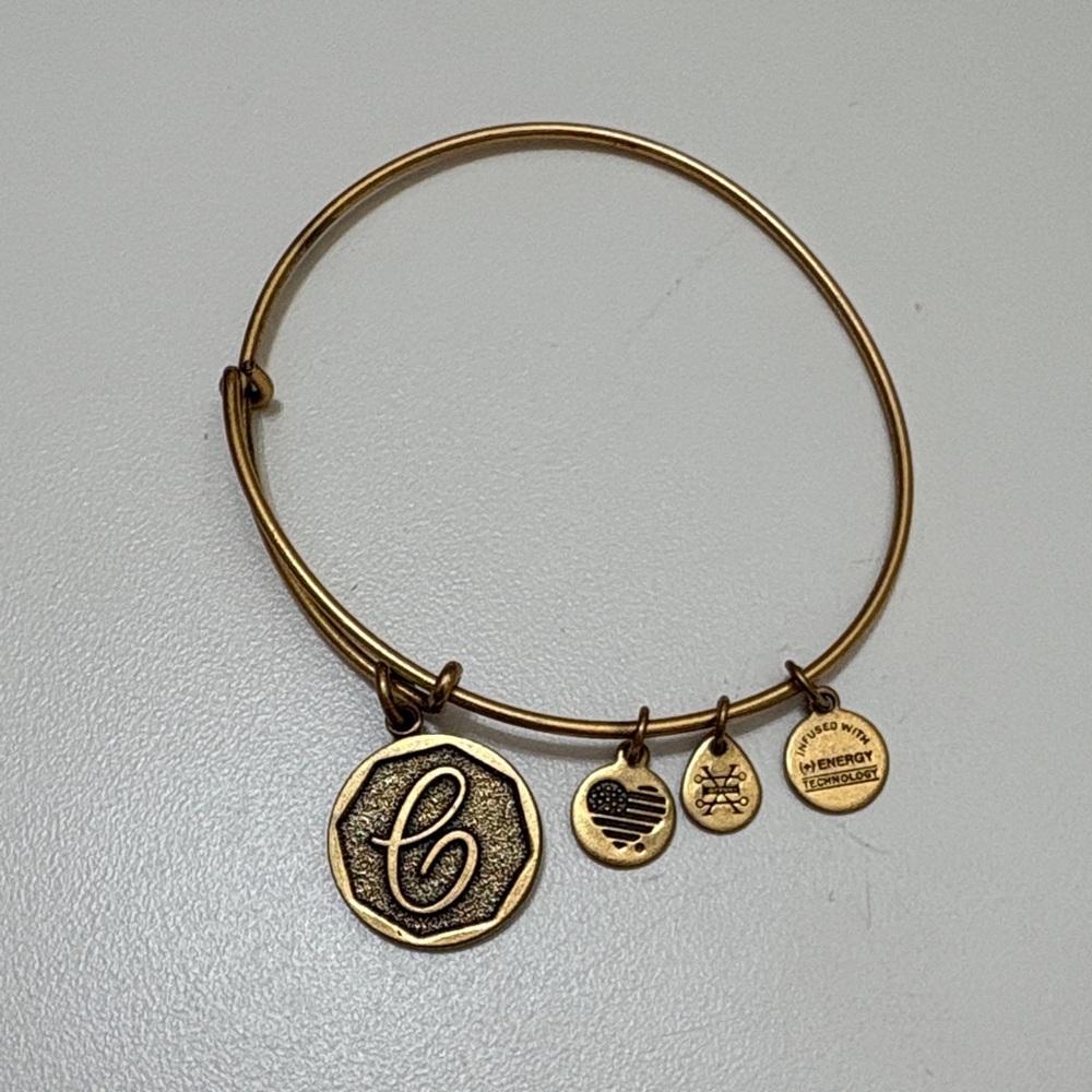 Alex and Ani “C” Gold bracelet